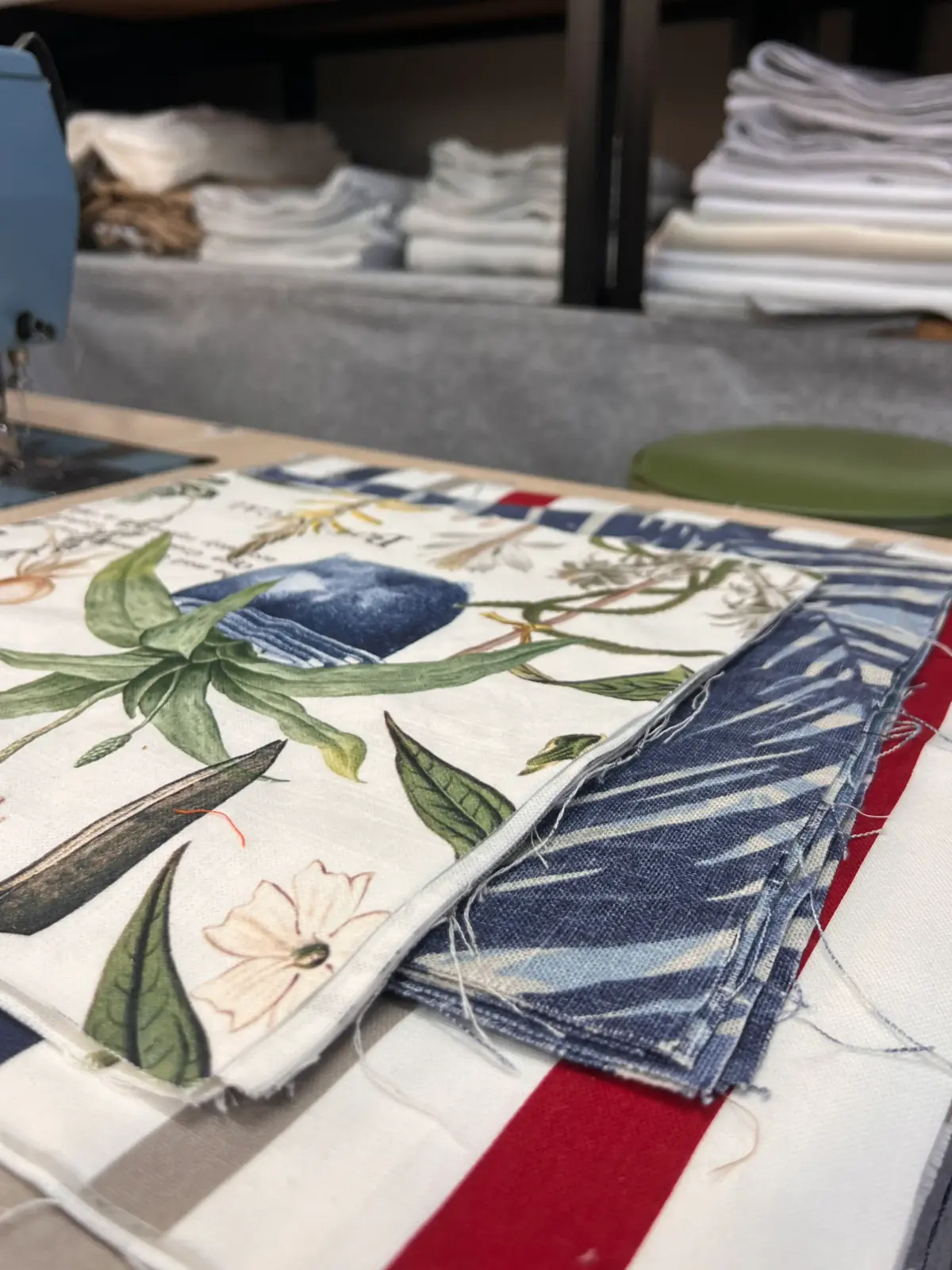 Custom upholstery: Upholstery choices planned around the furniture shape, fabric direction and how the room should feel.