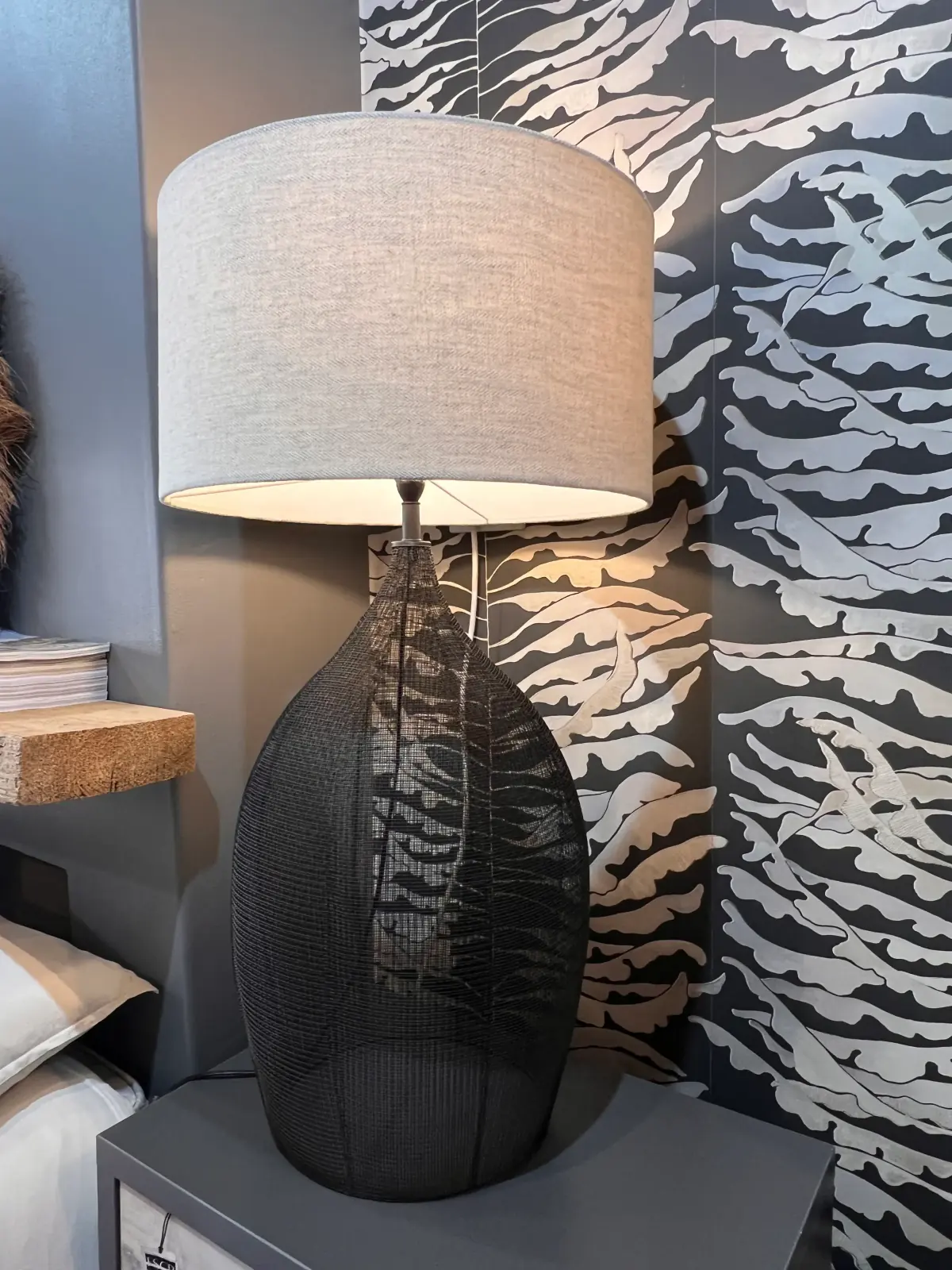 Lamps: Table lamps and decorative lamps chosen as part of the full room finish.