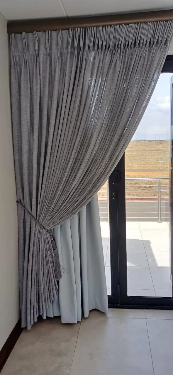 Pinch pleat curtains by Free State Curtain Parlour