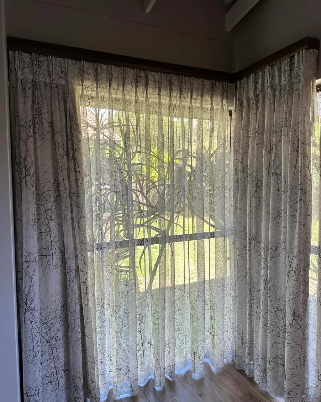 Sheer curtains by Free State Curtain Parlour