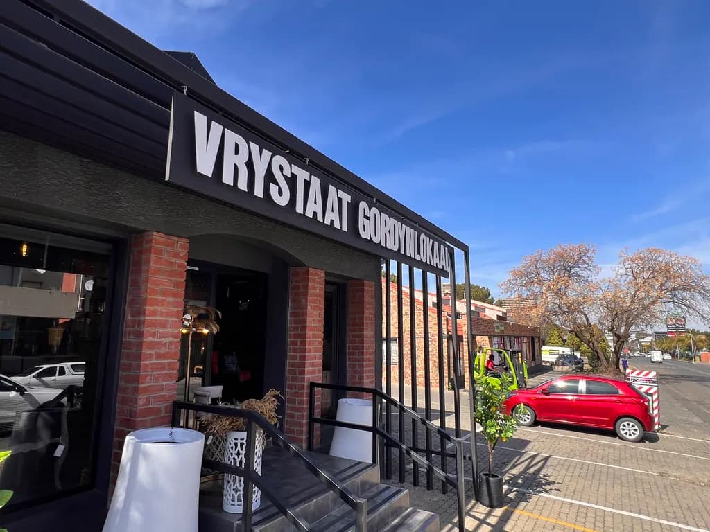 Present-day Free State Curtain Parlour showroom entrance in Westdene
