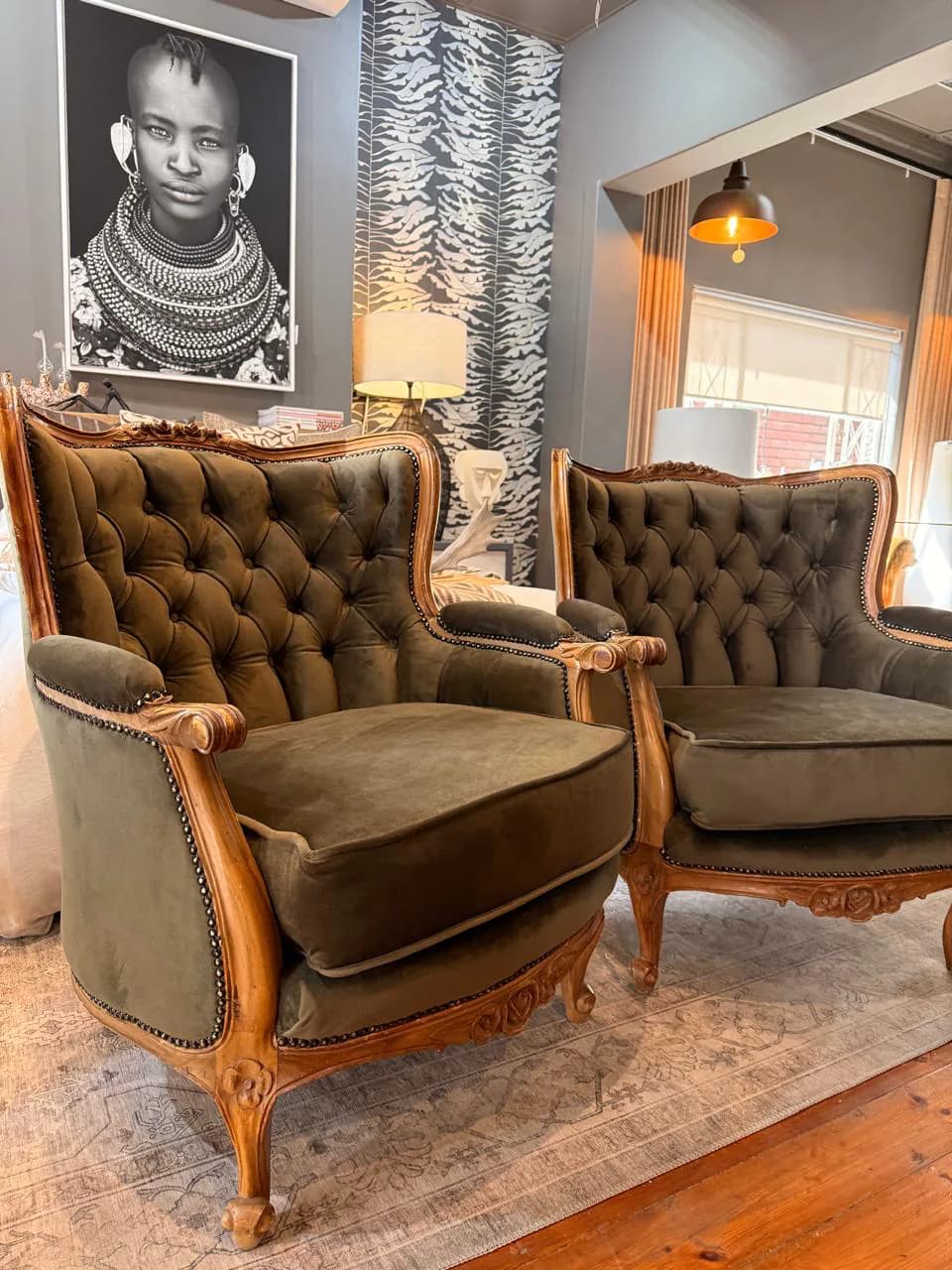 Upholstery & soft furnishings: Refresh existing furniture or plan soft details with fabric advice, reupholstery, headboards, ottomans and trimmings considered around the room.